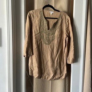 Charter club beaded blouse